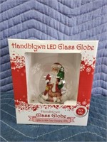 NEW handblown LED glass globe