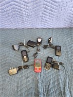 5 assorted cell phones & chargers - Verizon