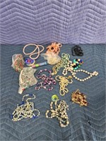 Large variety women's costume necklaces, beads, &