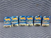 6 1999 first editions Hot Wheel cars, unopened
