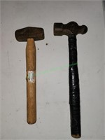 One Drilling Hammer & One Large Ball Peen Hammer