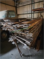 Pile of Poplar Lumber
