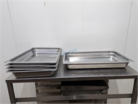 FULL SIZE 2" DEEP STAINLESS STEEL STEAM PAN