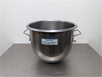 AS NEW 20QT STAINLESS STEEL DOUGH MIXER BOWL