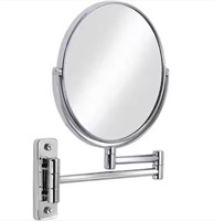 Cosmo 8 in. x 8 in. Wall Makeup Mirror in Chrome