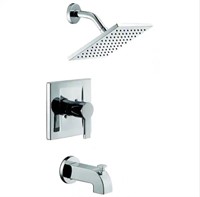 Tub and Shower Faucet in Chrome
