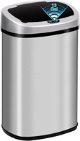 13 Gallon Automatic Trash Can with Lid