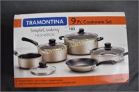 Tramontina 9pc Cookware set