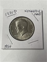 1971-D Kennedy Half MS+ grade