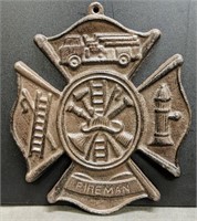 Fireman plaque