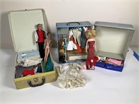 Vintage Barbie dolls, clothing & cases