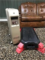 Heater and exercise stepper