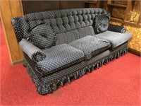 Floral upholstered sleeper sofa