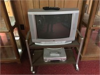 JVC TV and stand