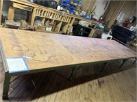 16 foot long low work table