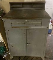 Metal Industrial Work Table / Cabinet