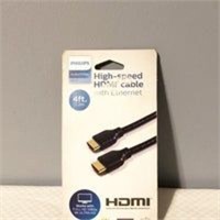 Philips High Speed HDMI Cable 4ft