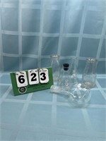 (5) Small Cool Glass Bottles