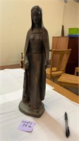 Bronze 38 Pound Mother Mary Statue