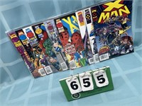 (9) Marvel X - Man Comics