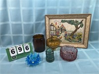 Colored Glass Collectibles