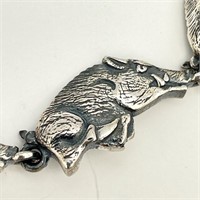 Sterling Silver Razorback Bracelet