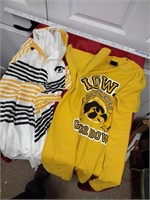 Iowa Hawkeye shirts two polos two T-shirts small