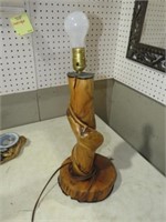 TWISTED ROOT LAMP
