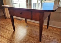 Lot #3806 - Antique Mahogany single drawer table