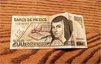 200 peso mexican bill