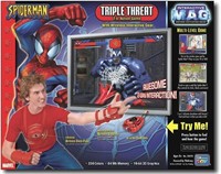 spidernan triple threat T.V. action game Open Box