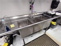 S.S.(3) Compartment Utility Sink -See Below