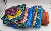 Assorted Prints and Sizes Fabric Pieces