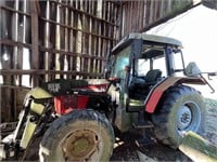 481 4X4 MF Tractor/ Bush hog M446 loader & Bucket