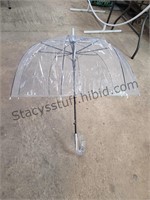 Clear Vinyl Umbrella