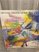 Large Michael Heizer Posterboard Art - 1984