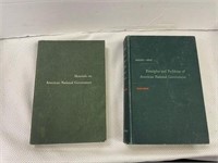 2-AMERICAN NATIONAL GOVERNMENT BOOKS-1950S