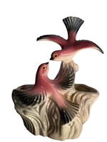 Maddux of California Pink Double Bird Planter