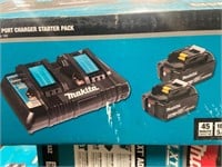 Makita dual port charger starter pack