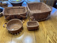 4-Longaberger Baskets