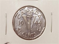 1944 Canada EF-40 5 Cent - George VI