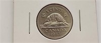 1983 Canada 5 Cent Coin Queen Elizabeth II. Au -50