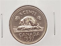 1997 Canada 5 Cent MS-62 Elizabeth ll
