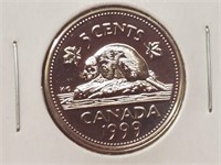1999 Canada 5 Cent MS-63 Elizabeth ll