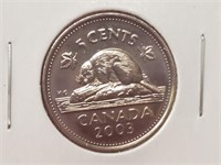 2003 WP Canada 5 Cent AU-55 Elizabeth ll