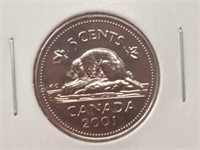 2001 P Canada 5 Cent MS-63 Elizabeth ll