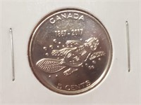 2017 Canada 5 Cent MS-62 Elizabeth ll