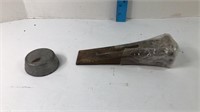 SPLITTING WEDGE 8 INCH AND LEAD ITEM