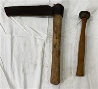 Vintage Froe & Knapping Hammer