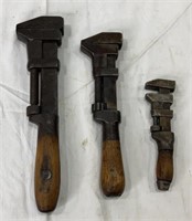 Vintage Adjustable Wrenches